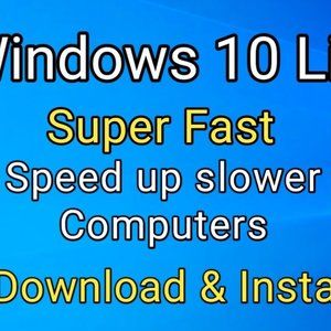 Windows 10 Lite Edition  for low end pc  on USB + update driver software + activ